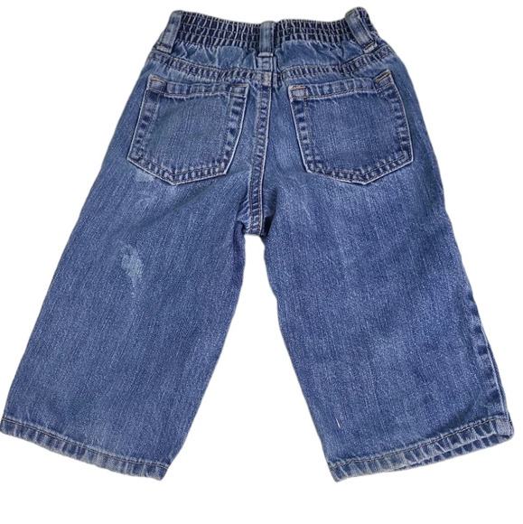 Old Navy Loose Ample little boys jeans 12-18 mos - Picture 2 of 4